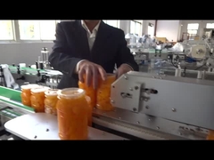 Applicateur pharmaceutique automatique d'étiquette de bouteille de place en verre de machine à étiquettes