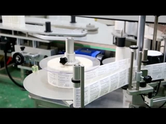 machine à étiquettes d'autocollant rond de bouteille du lait 100ml avec le système de PLC de Mitsubishi