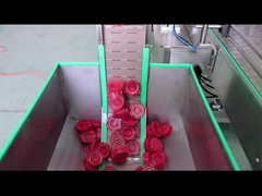 Le pot en verre de sauce tordent le remplissage rotatoire de machine de capsulage de vide et la machine de capsulage