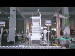 Contrôle plat en ligne adapté aux besoins du client 380W de PLC de machine d'applicateur de label d'écran tactile