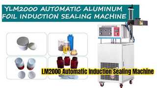 Scelleur continu d'aluminium d'induction LM2000 scellant le revêtement en aluminium clair de pot d'ANIMAL FAMILIER